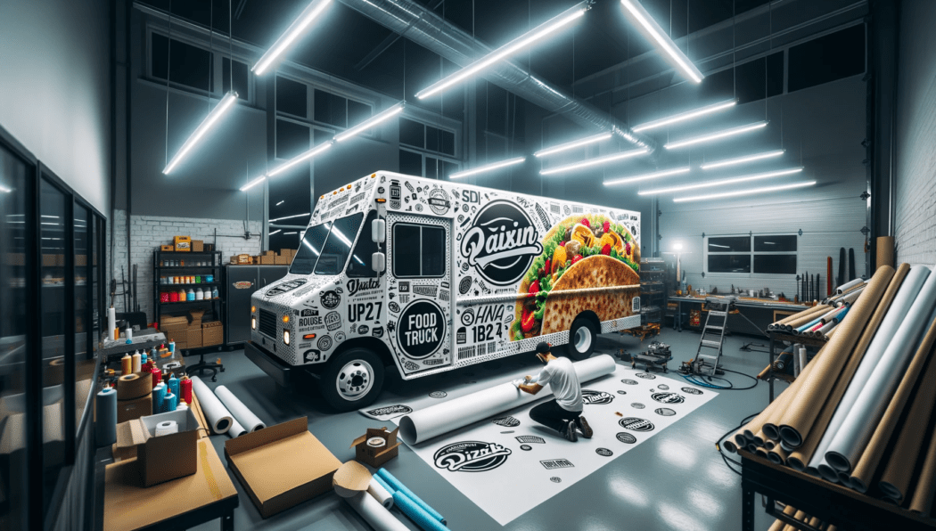 professional food truck wraps company in new york city