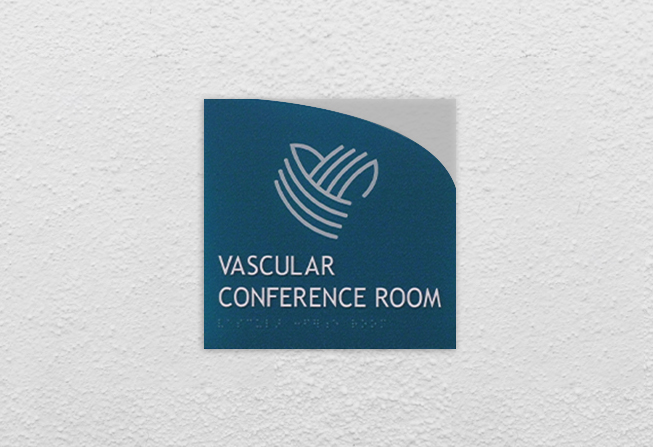 ada compliant vascular conference room sign maker