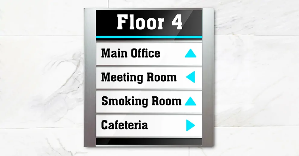 Office Directional Signs