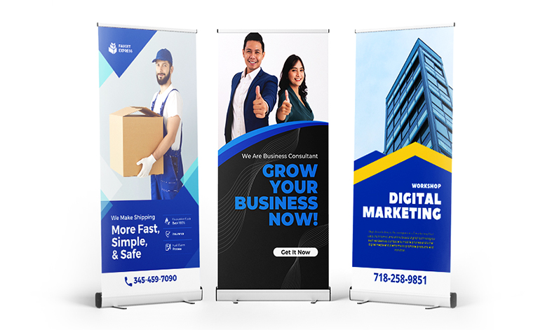 banner stands makers nyc