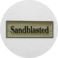 sandblasted carved signs