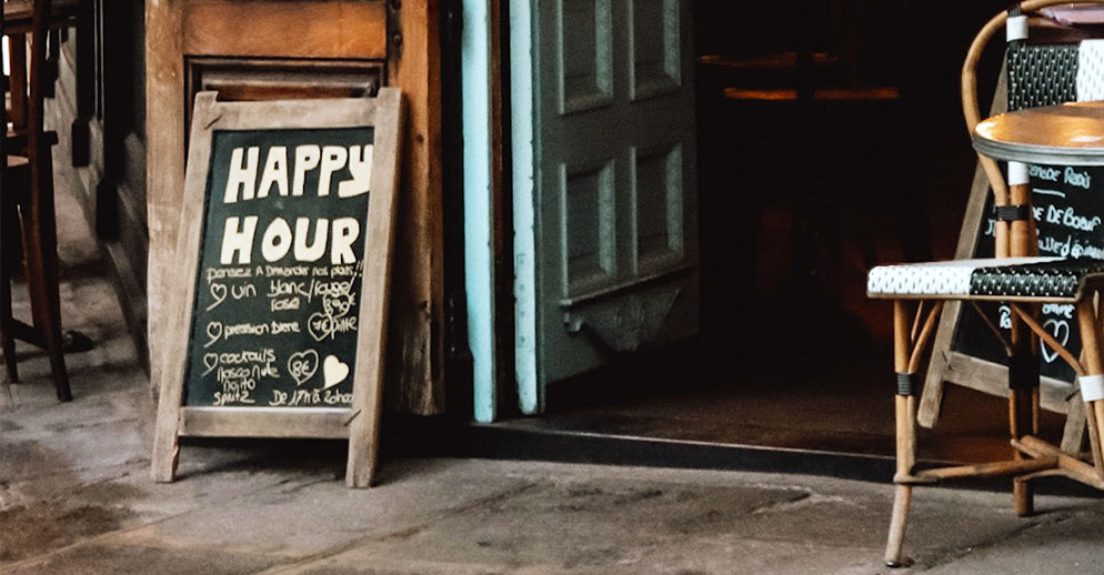 chalk board a-frame signs new york