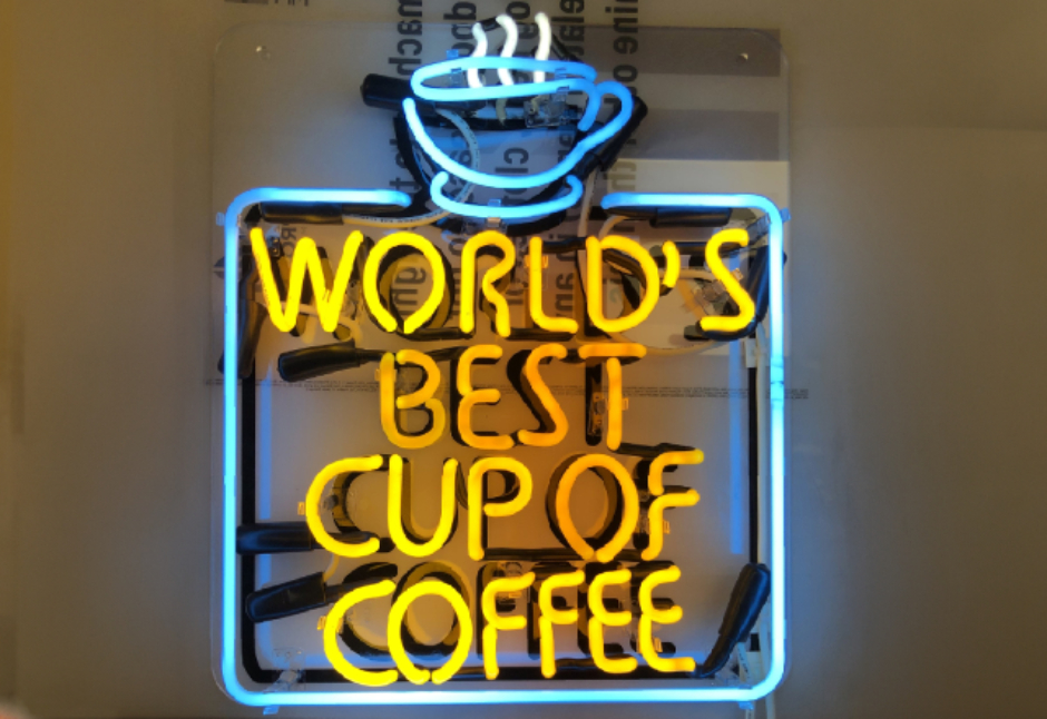 coffee shop neon signs