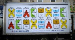 beverage industry uses truck wraps