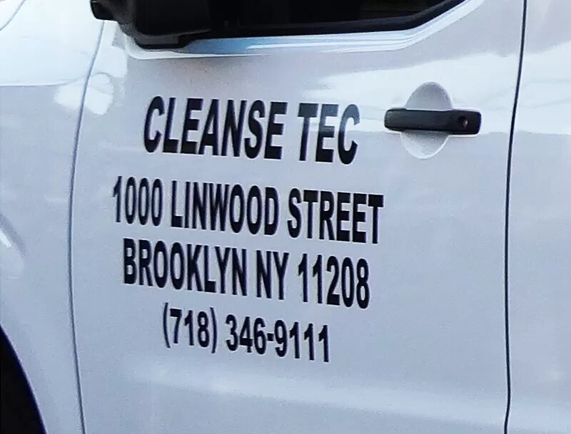 commercial vehicle door lettering signs new york
