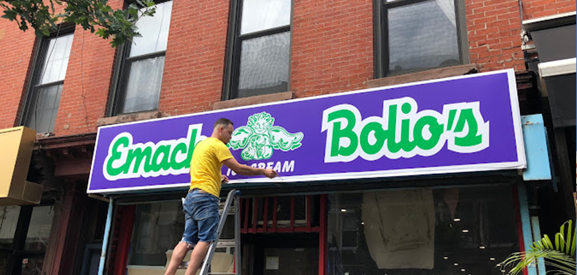 sign graphic installation services brooklyn