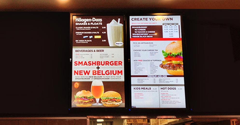 customized restaurant menu board signs new york city