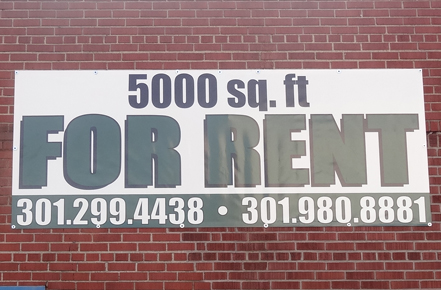 property for rent banner printing company