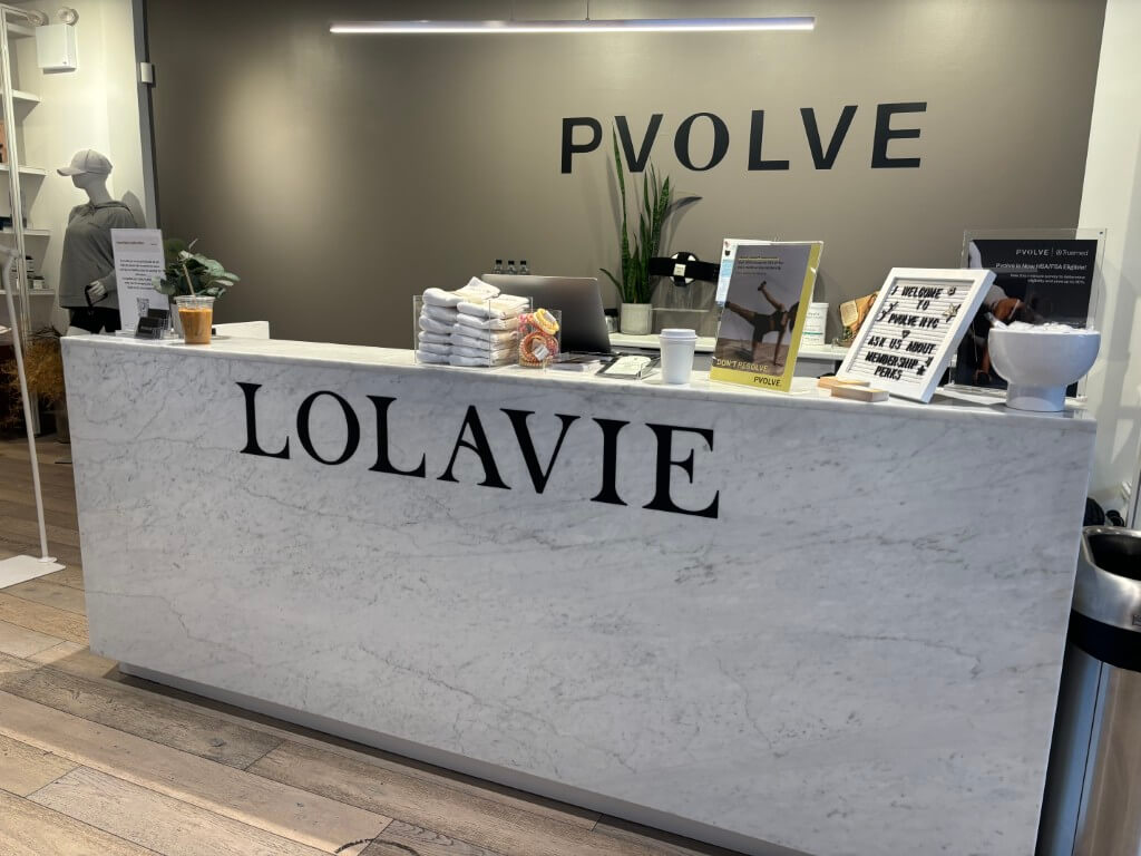 lolavie office lobby sign