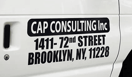 decal dot number signs
