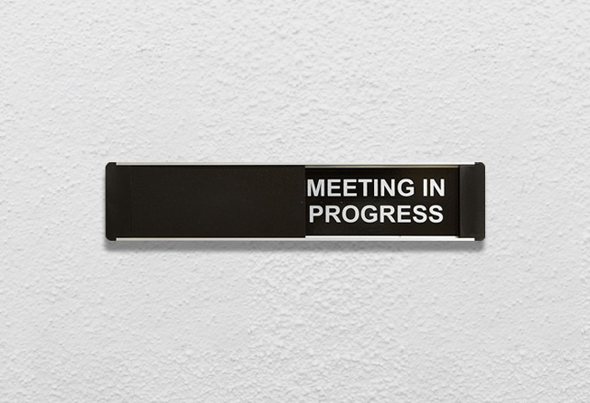 meeting room slider safety signs brooklyn
