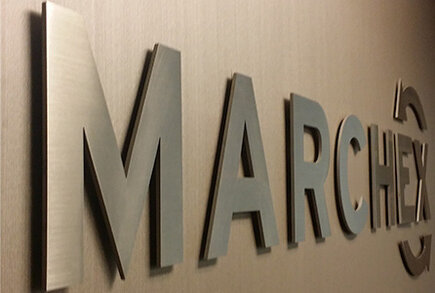 metal letters for office walls