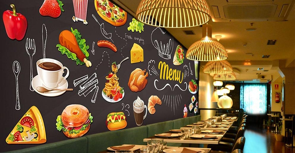 restaurant business wall wraps new york