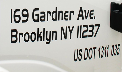 custom sticker dot number signs