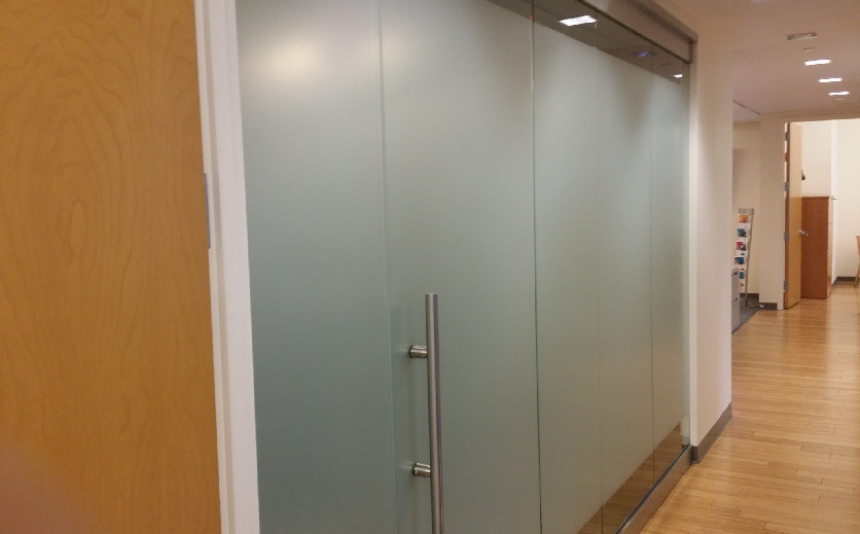 glass cabinet doors office