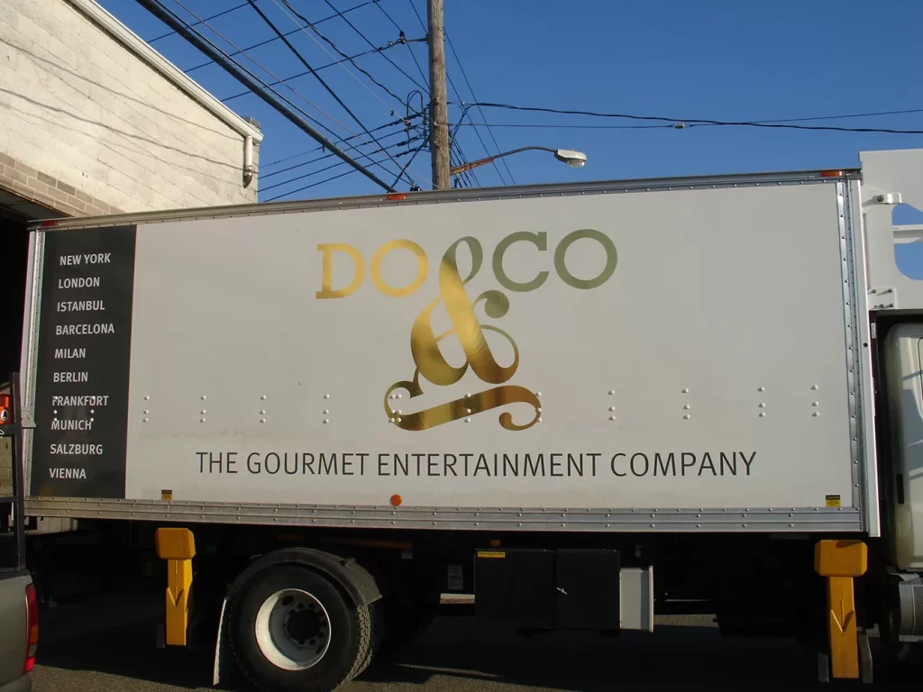 truck advertising wrap