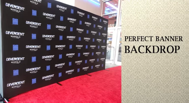 step and repeat backdrops with logo for events nyc