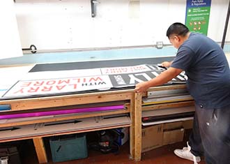 We offer decals printing services, preparation, and full suite of vinyl graphics.