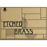 Etched brass