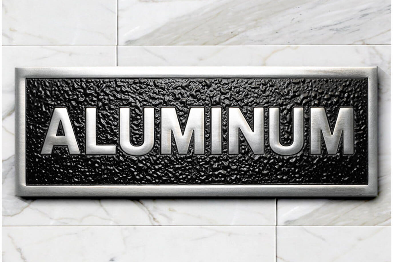 Custom Aluminum Glossy Plaque NYC