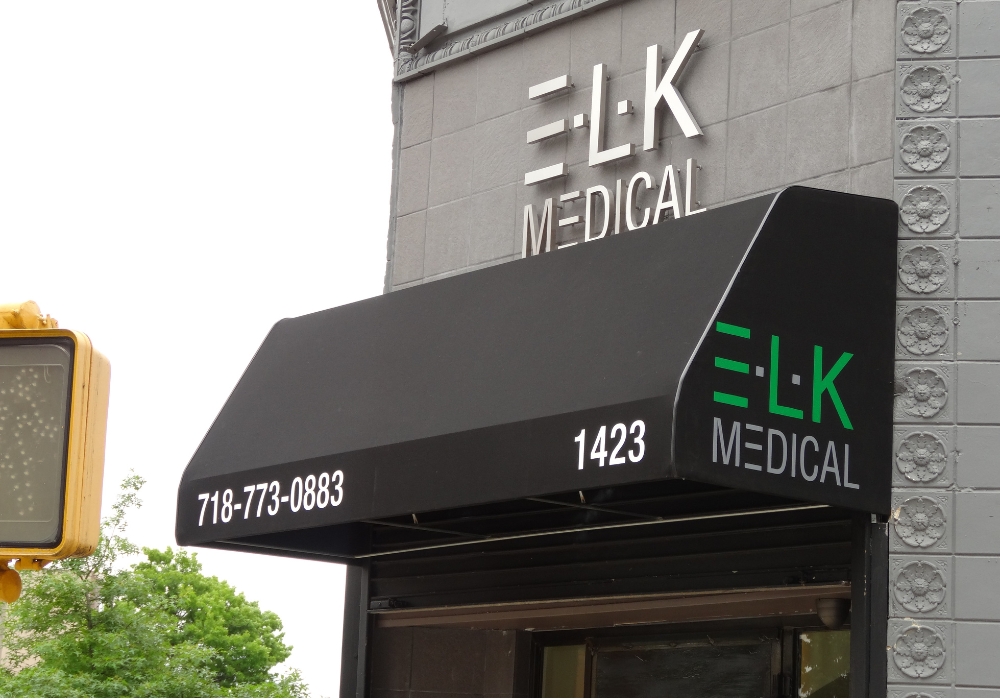 elk medical commercial awnings