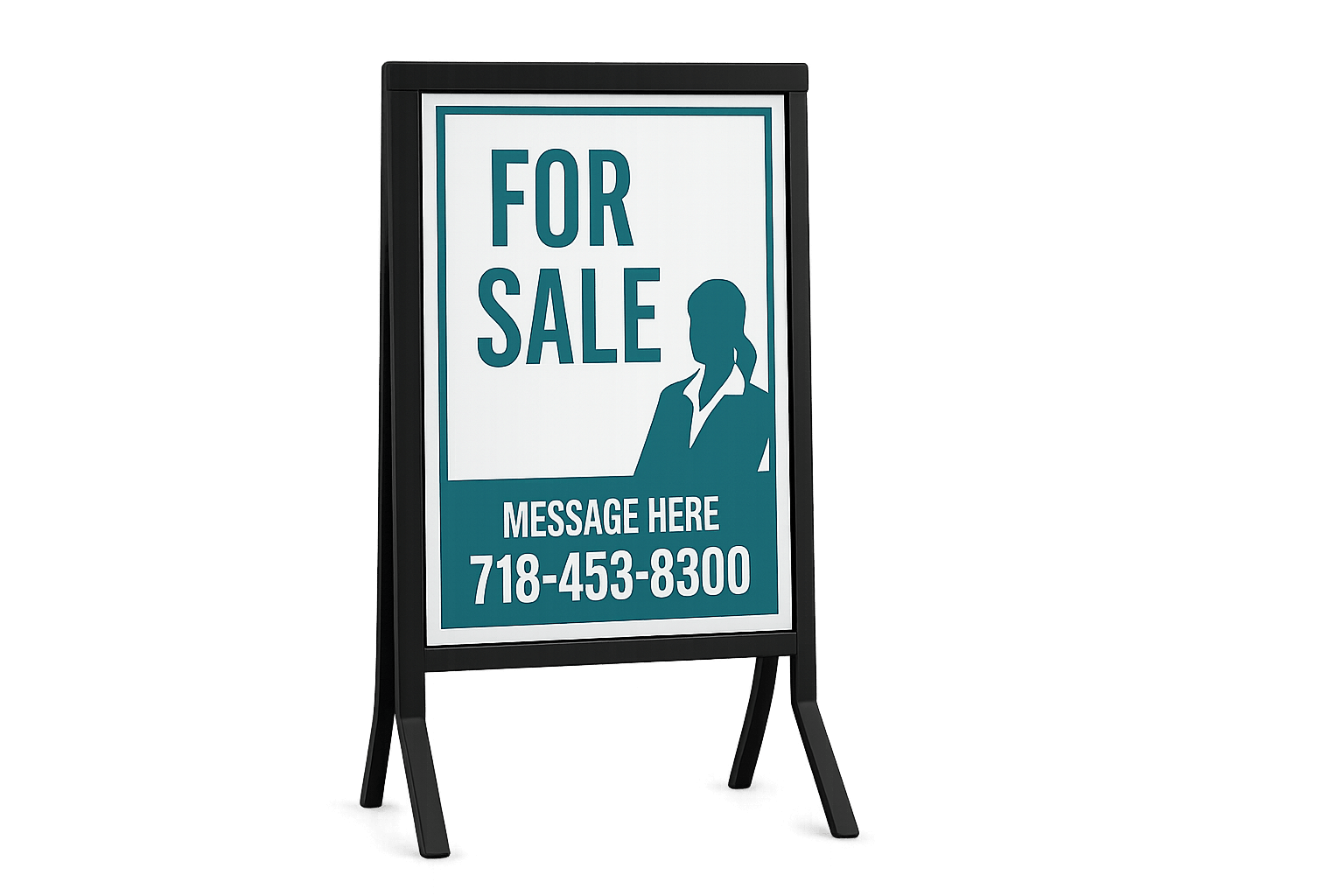 Types of Real Estate Signs 14 aluminum sidewalk real estate display frame nyc